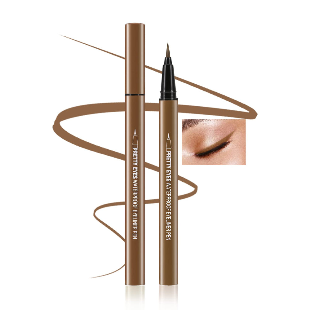 Boobeen Liquid Eyeliner Pen precision tip for a crisp, long-lasting cat-eye.