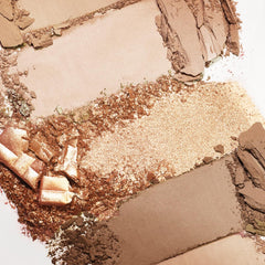 Boobeen Nude shimmer-glow highlights the lid with subtle sparkle and long wearing color.
