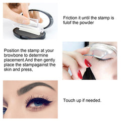 Boobeen quick-3-seconds-application shows easy stamp technique.