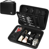 Boobowl hard travel case with sturdy top-handle for portable grooming on the go.
