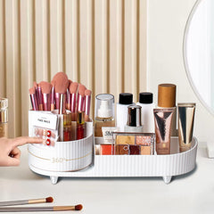 Booklov makeup brush storage sleeves hold over 20 brushes in one tidy drawer