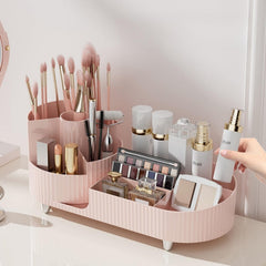 Booklov rotating organizer brush holders keep brushes tidy and ready for looks.
