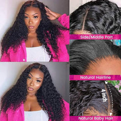 Boopwine free-part closure with baby hairs offers an easy melt-in look.
