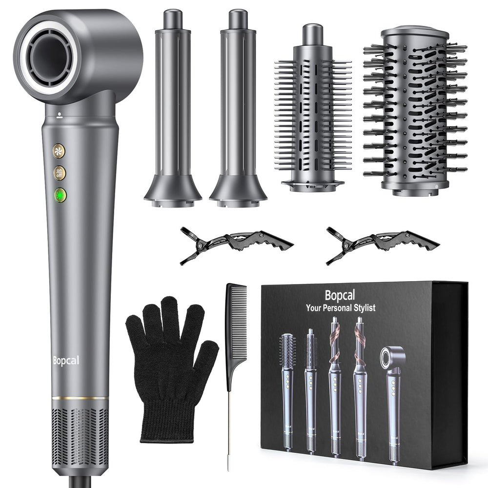 Bopcal 5-in-1 Air Styler Wrap powering fast drying and styling