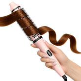Bopcal dual-voltage thermal brush shown for travel-ready styling anywhere
