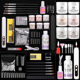 Born Pretty acrylic nail kit drill assembly shows beginner-friendly setup for DIY nails.