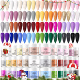 Born Pretty acrylic powder set swatches: 36 colors for versatile nail designs