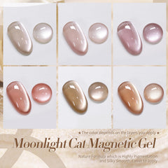 Born Pretty cat eye magnetic shimmer closeup reveals depth and magnetic effect