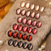 Born Pretty Cat Magnetic Eye Gel Nail Polish bottle reveals magnetic cat-eye designs for quick at-home chic nails.