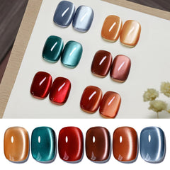 Born Pretty cat magnetic eye gel nail polish kit with bold magnetic design for chic nails