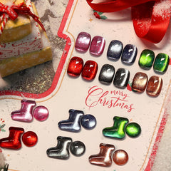 Born Pretty cat magnetic eye nail polish red for vibrant holiday nails with magnetic shimmer