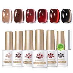 Born Pretty Fall Winter Glitter nails image highlights festive shine for holiday manicures.