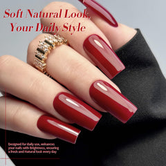 Born Pretty gel polish being cured under LED light for quick durable finish