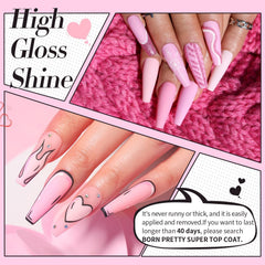 Born Pretty long-lasting-finish demonstrates 21+ day wear with proper base and top coats.