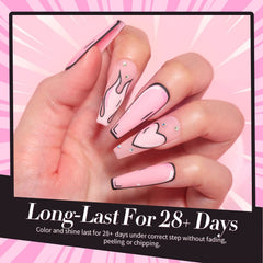 Born Pretty nail-art-application-demo shows easy DIY styling for salon-like results.