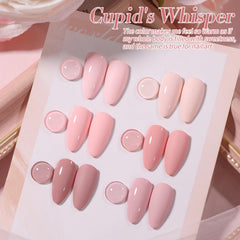 Born Pretty pink gel polish bottle closeup displays smooth, glossy finish