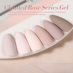 Born Pretty Pink Nude gel bottle closeup highlights rich pigmentation for durable color.