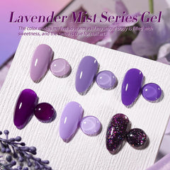 Born Pretty purple gel polish bottle closeup highlights rich colors and shine
