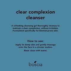 Boscia Cleanser foam lather highlights gentle daily cleansing for blemish-prone skin.