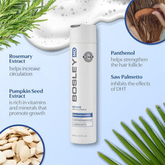 BosRevive saw-palmetto close-up highlights DHT-blocking-inspired scalp support