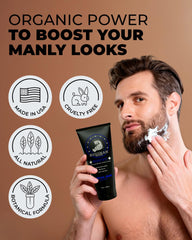 Bossman Essentials Relaxing Beard Balm in tube for shape and control.