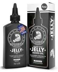 Bossman Jelly Beard Oil bottle 4oz ready for daily beard nourishment.