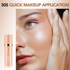 Botagus Foundation 4 in 1 luxury moisturizing formula close-up.