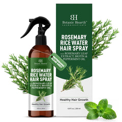 Botanic Hearth rosemary spray bottle delivers root hydration for fuller-looking hair.