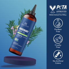 Botanic Hearth rosemary oil applied to scalp for hair support
