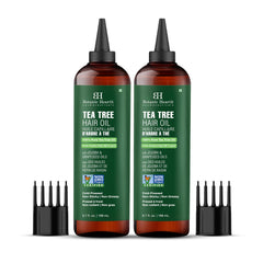 Botanic Hearth Tea Tree Oil bottle ready for scalp soothing care.