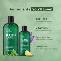 Botanic Hearth Tea Tree Oil ingredient close-up emphasizing pure extract.
