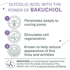 Botanic Tree Bakuchiol Glycolic Face Wash foam close-up demonstrates cleansing action