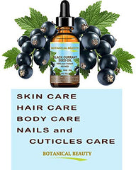 Botanical Beauty Black Currant Seed Oil texture for quick absorption.