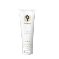 Bounce Curl Super Smooth Cream Conditioner bottle front showing lightweight hydration for fine hair