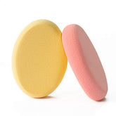 bouti1583 oval puff 2-pack front view for even foundation blending