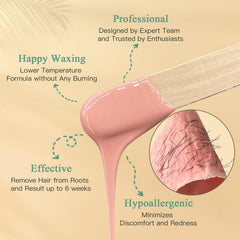 Bouvetan wax beads ideal for bikini-area hair removal with skin protection