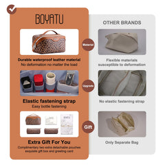 BOYATU 3pc set image highlighting detachable zipper bags for flexible storage
