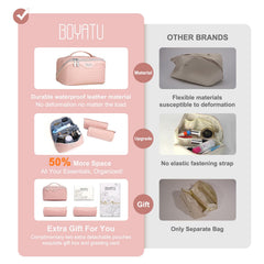 BOYATU L02 detachable pouches demonstrating travel-organization versatility