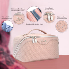 BOYATU L02 interior compartments organized for skincare and makeup