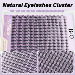 B&Qaugen lash clusters being applied showing easy DIY benefit