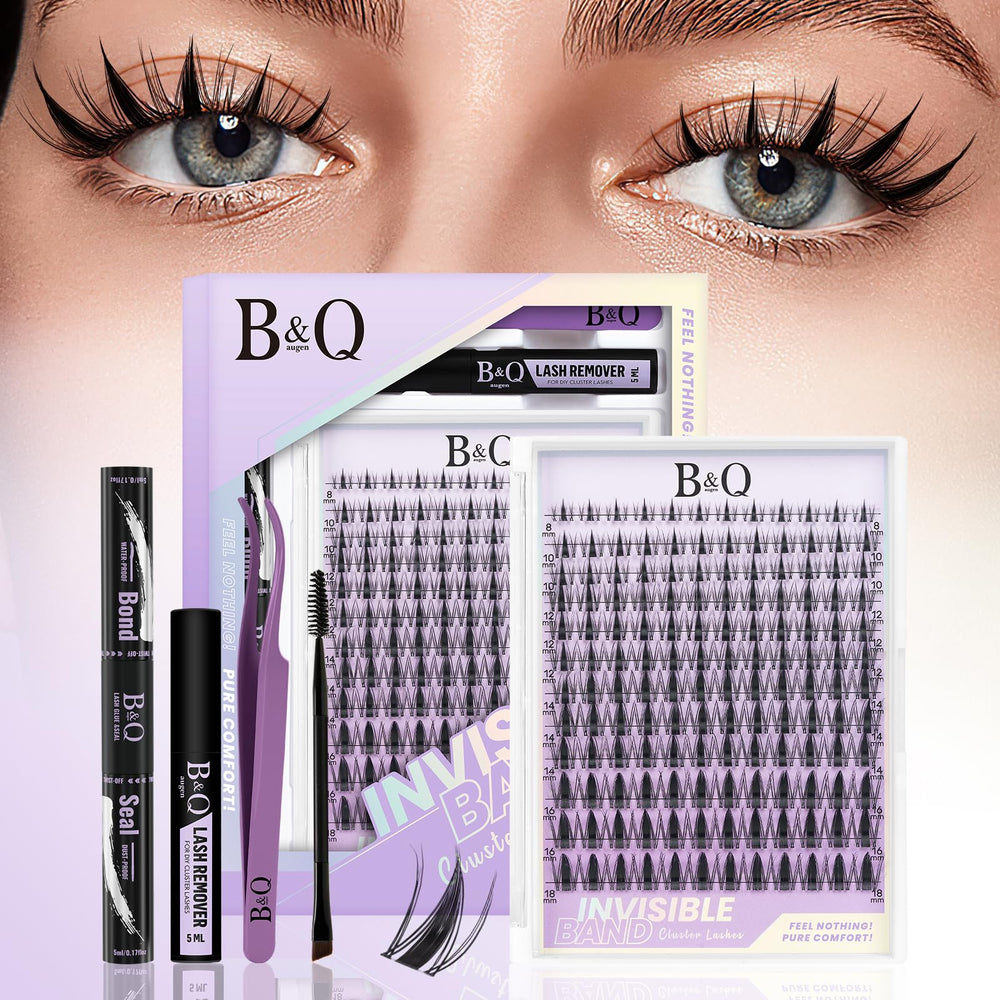 B&Qaugen Fairy Lash Clusters Kit packaging for at-home use