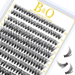 B&Qaugen lash clusters tray-280pcs enables easy at-home application.
