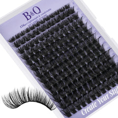 B&Qaugen Wispy Lash Clusters box—bulk supply for versatile lash looks