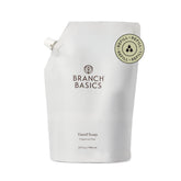 Branch Basics gel hand soap refill pouch ready for sustainable refills and soft skin.