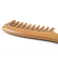 Breezelike sandalwood hair comb no static design for smooth, frizz-free styling