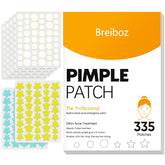 Breiboz pimple patches closeup with tea tree oil for calming, clearer-looking skin