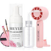 BREYLEE rose-scented lash shampoo 100ml bottle for gentle lash cleansing and maintenance