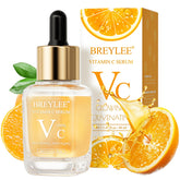 BREYLEE Vitamin C Serum bottle highlights brightening facial care for a premium look.