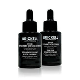 Brickell daily-anti-aging-serum-bottle promotes a quick-absorbing anti-aging routine.