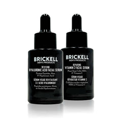 Brickell daily-anti-aging-serum-bottle promotes a quick-absorbing anti-aging routine.